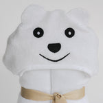 Bamboo Rayon Bear Hooded Turkish Towel: Little Kid