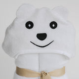 Bamboo Rayon Bear Hooded Turkish Towel: Little Kid