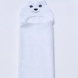 Bamboo Rayon Bear Hooded Turkish Towel: Little Kid