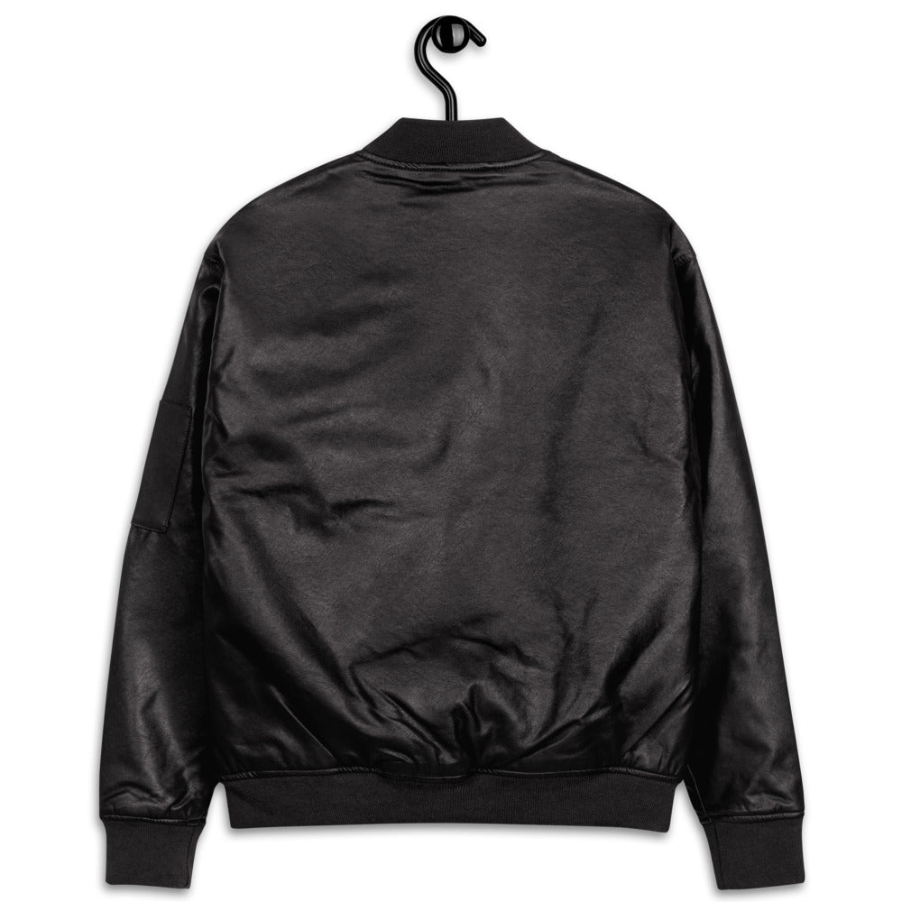 NES Club Leather Bomber Jacket