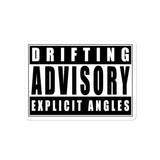 Angle Advisory Bubble-free stickers