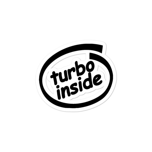 Turbo Inside Bubble-free stickers
