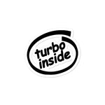 Turbo Inside Bubble-free stickers