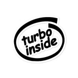 Turbo Inside Bubble-free stickers