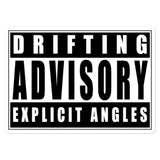 Angle Advisory Bubble-free stickers