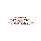 No Excuses Rally 2019 stickers