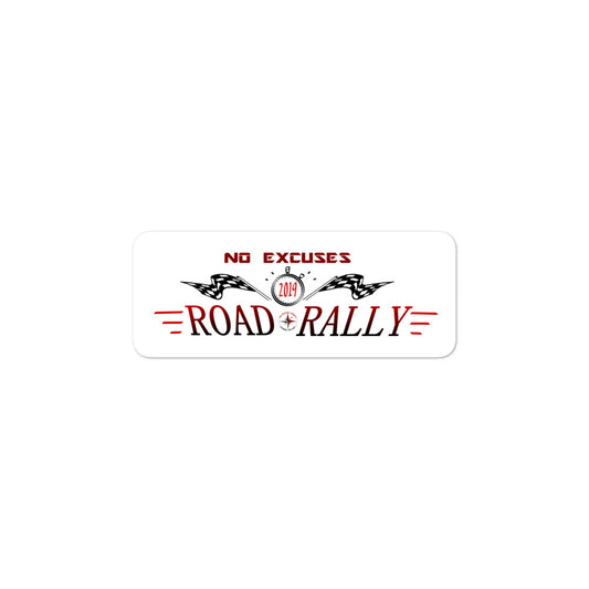 No Excuses Rally 2019 stickers